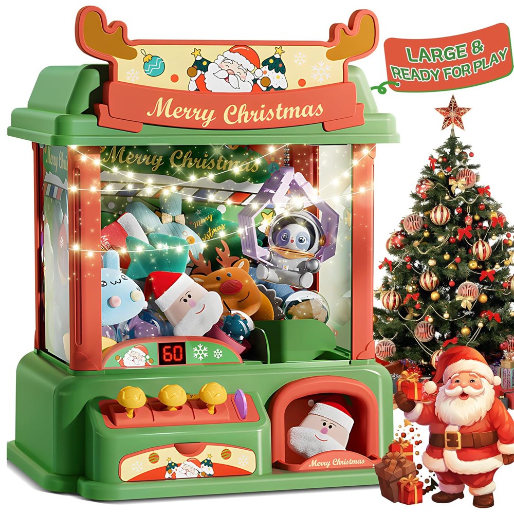 Arcade Vending Machine - Christmas Claw Machine For Kids Mini