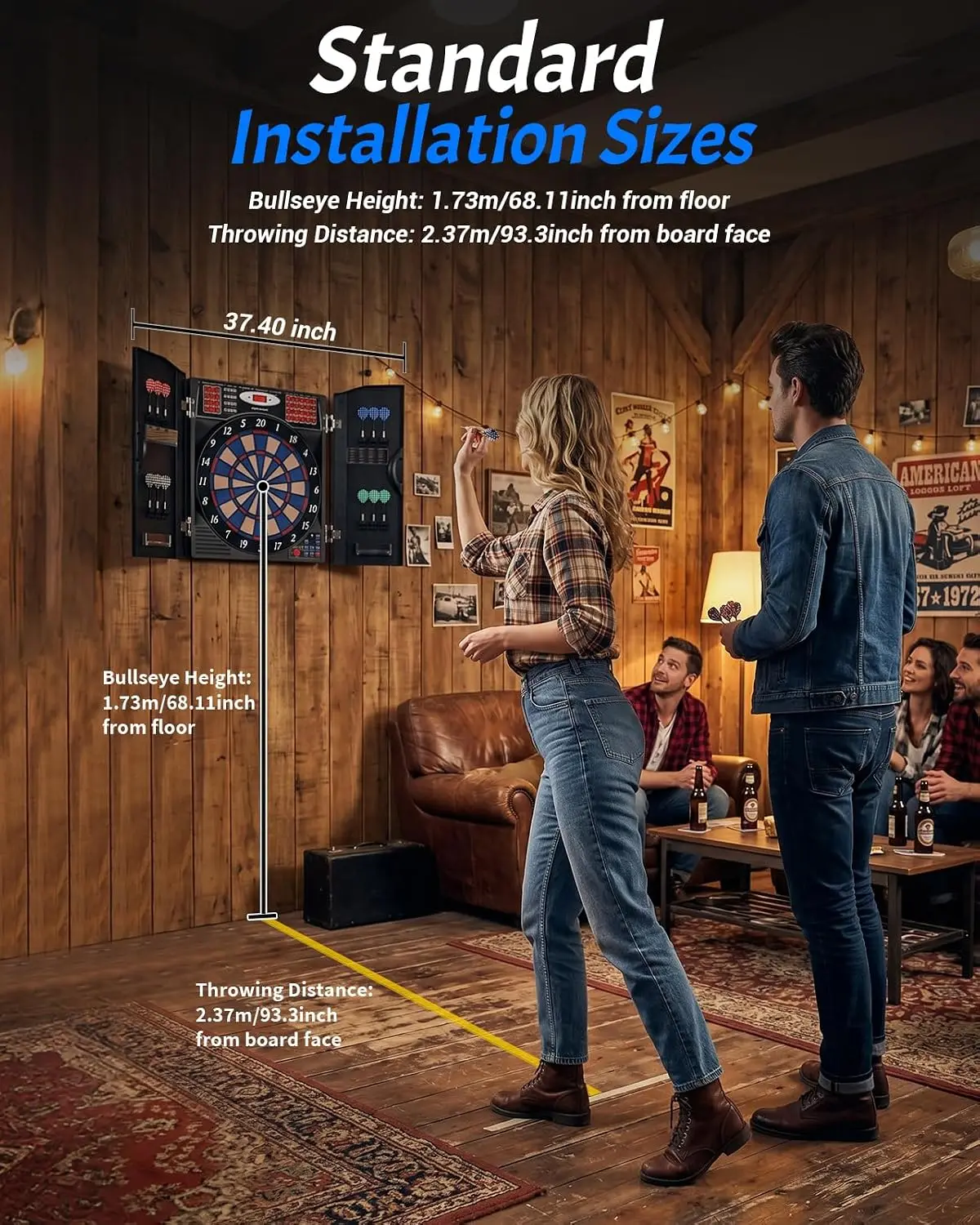 Electronic Dart Board Cabinet  - Electronic Dartboard Cabinet review and price