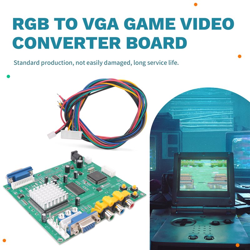 GBS8200 CGA/EGA/YUV/RGB To VGA - Usb Game Board Jamma review and price
