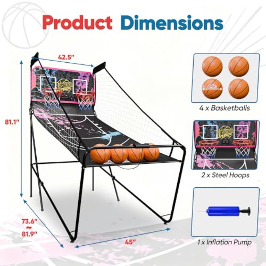 Indoor foldable 2-player elect - Arcade Games & Vending Llc Photos review and price