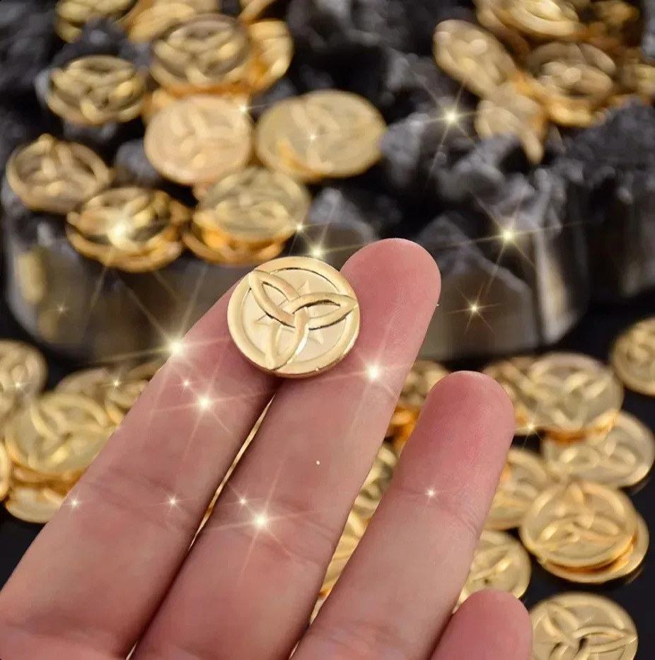 10Pcs Genshin Impact Zinc Allo - Arcade Game Coin review and price