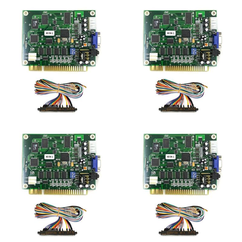 Efficient 4X 60 In 1 Multicade - Usb Game Board Jamma review and price