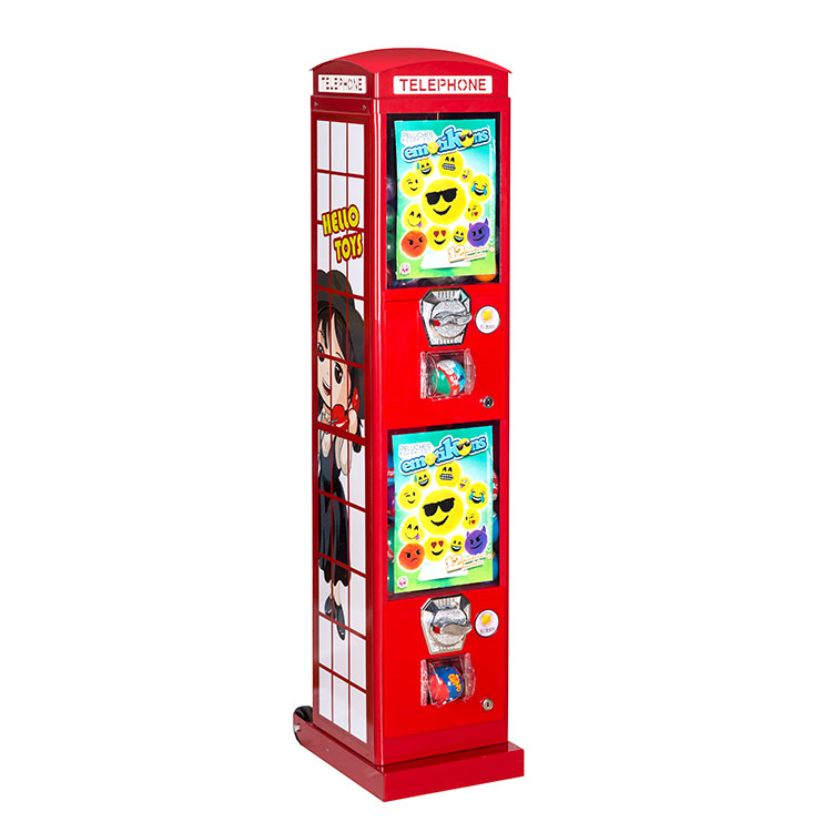 *Red Phone Booth Design Metal  - Candy Vending Machine review and price