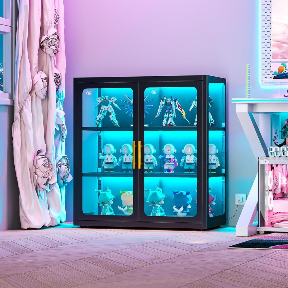 34 Tall Glass Door Display Cab - Glass Cabinet Display review and price