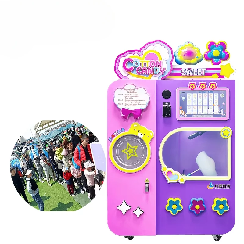 Customized Cotton Candy Vendin - Candy Vending Machine review and price