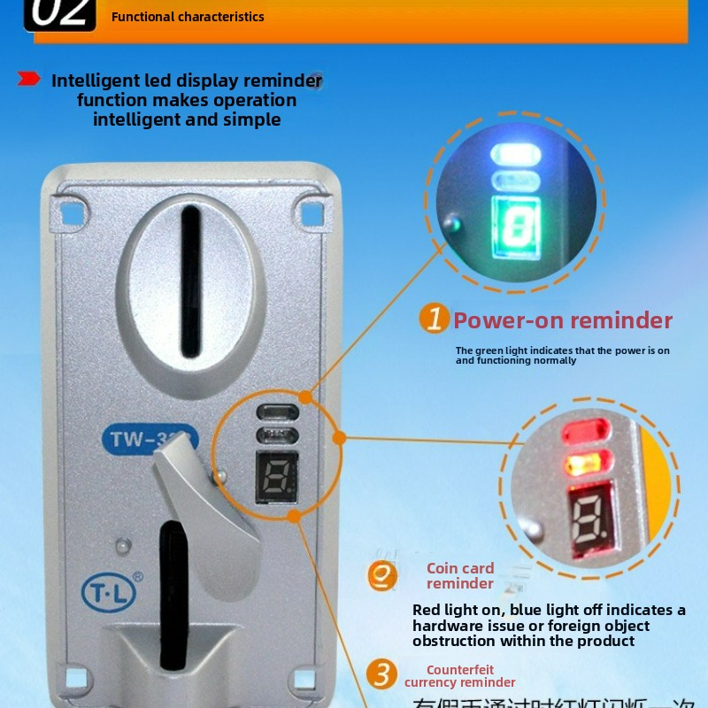 Original TW333 Coin Comparator - Token Coin Mechanism review and price